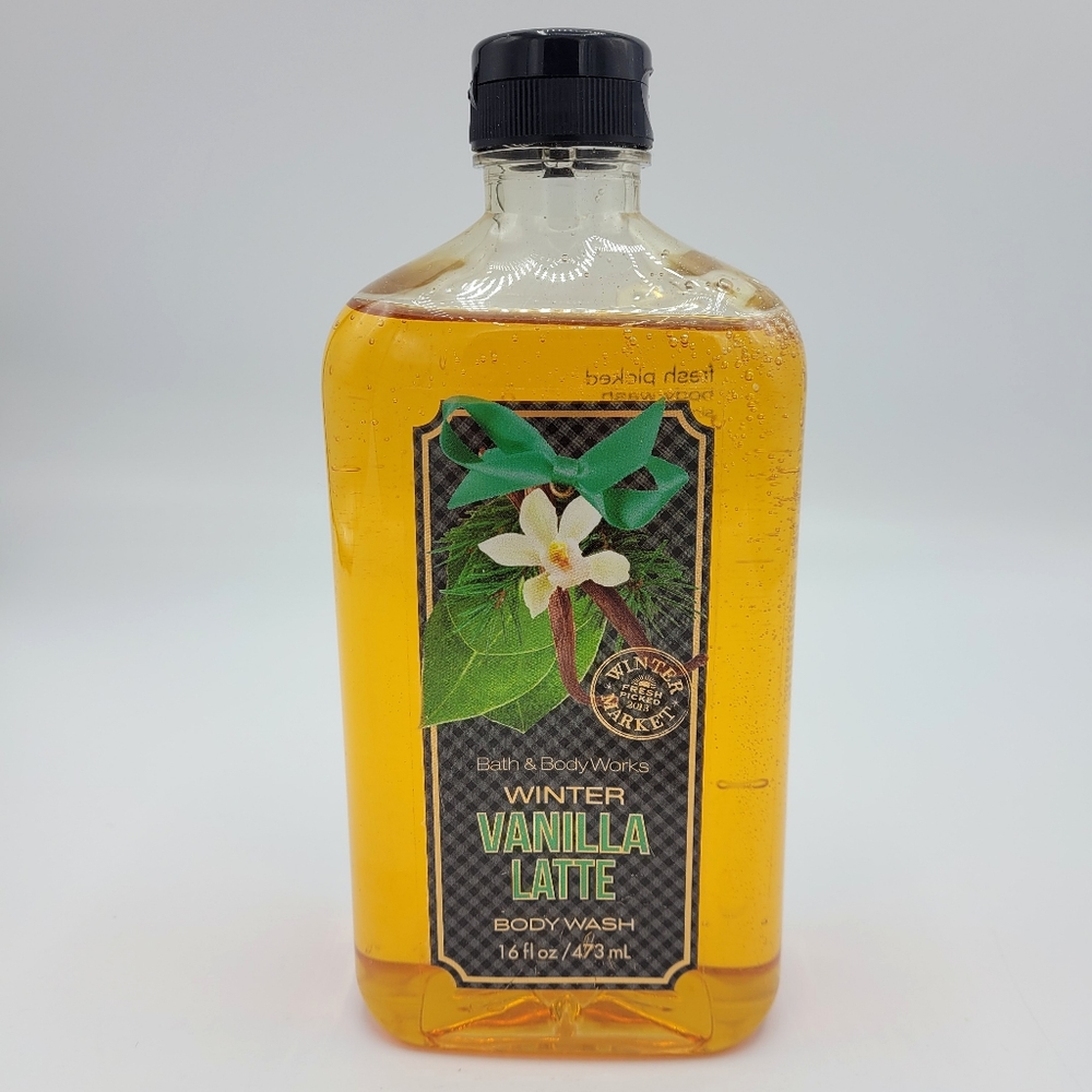 Bath and Body Works Discontinued Winter Vanilla Latte Body Wash 2013 Collection